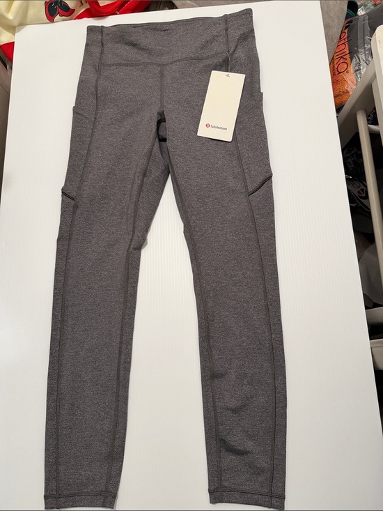 lululemon athletica Pants - Speed Up Tight 25" Gray Performance Running Tights size 6